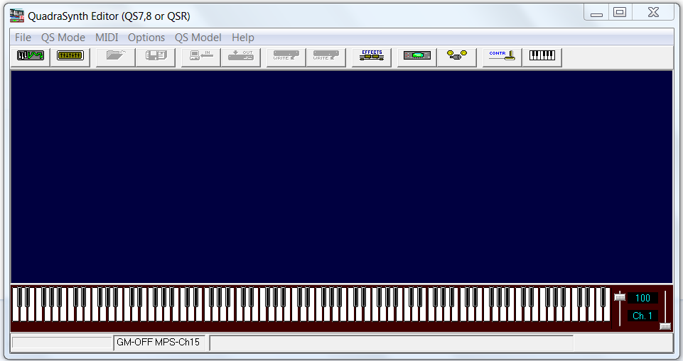 QS Edit Pro start screen