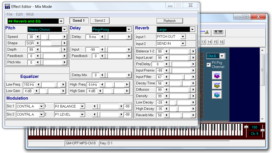 QS Edit Pro Effects Editor in Mix Mode